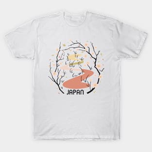 Japanese Sakura Path T-Shirt